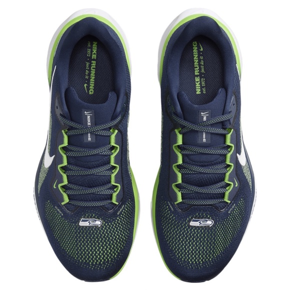 NIB men's 9 or 10 Nike Air Zoom Pegasus 41 Seattle Seahawks FZ5096-400 NFL - Picture 4 of 8